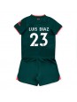 Liverpool Luis Diaz #23 Ausweichtrikot für Kinder 2022-23 Kurzarm (+ Kurze Hosen)